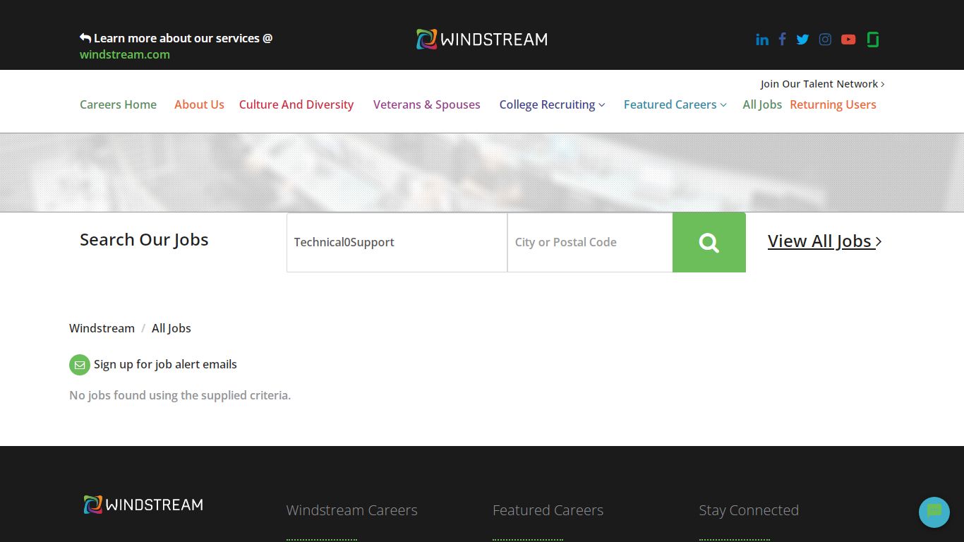 Technical Support Jobs at Windstream